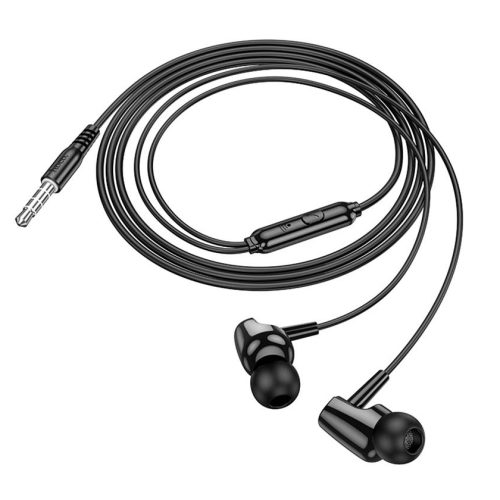 Проводные наушники HOCO M112 с микрофоном, Jack 3,5 мм, 1,2 м, черный
