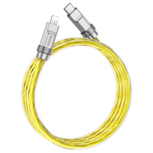 Кабель HOCO U113 Type-C-Lightning, 3A, силикон, 1м, золото