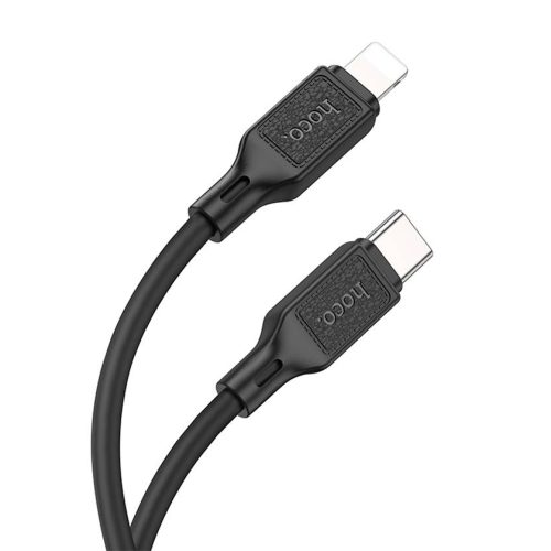 Кабель HOCO X90 Type-C-Lightning, 2.4А, силикон, 1м, черный