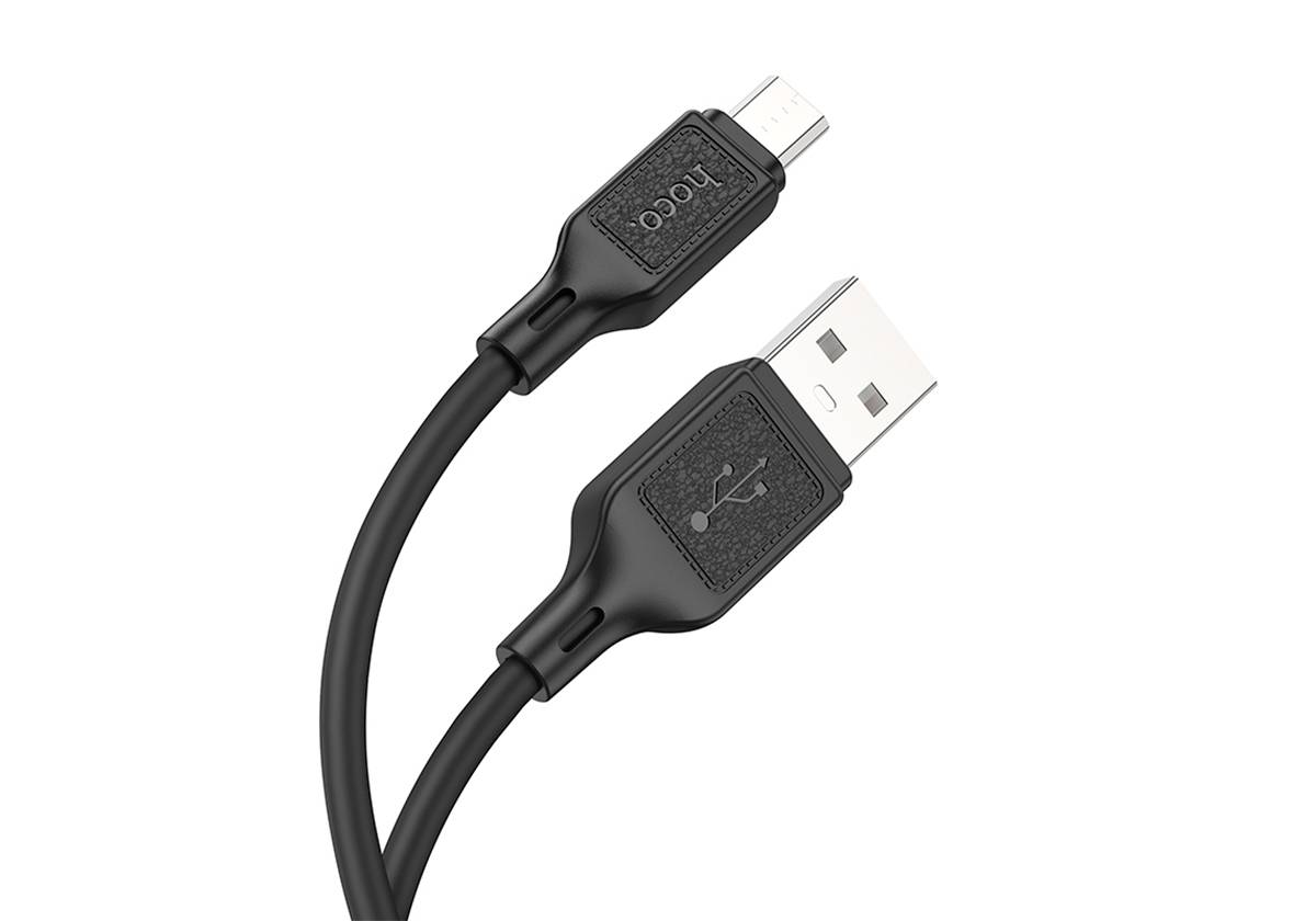 Кабель HOCO X90 USB-Lightning, 2.4А, силикон, 1м, белый