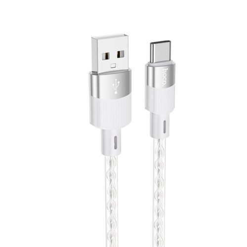 Кабель HOCO X99 USB-Type-C, 3А, силикон, 1м, серый