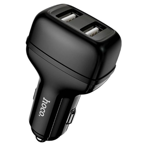 Автомобильное зарядное устройство HOCO Z36 Leader, 2xUSB, 2.4A, черный