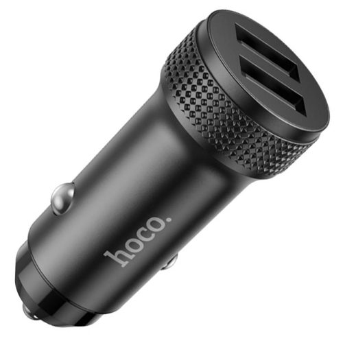 Автомобильное зарядное устройство HOCO Z49 Level, 2*USB черный