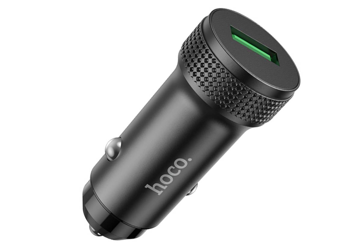 Автомобильное зарядное устройство HOCO Z49A 1USB 18W черный