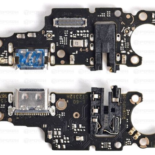Нижняя плата Huawei Honor X7a/X7a Plus (5109AMLS/RKY-LX1) с разъемом зарядки/микрофон