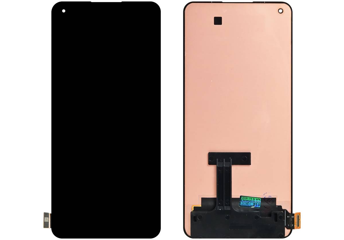 Дисплей для Xiaomi 11 Lite 5G NE/Mi 11 Lite 4G/5G 2109119DG/M2101K9AG/M2101K9G — оригинал, без рамки, чёрный