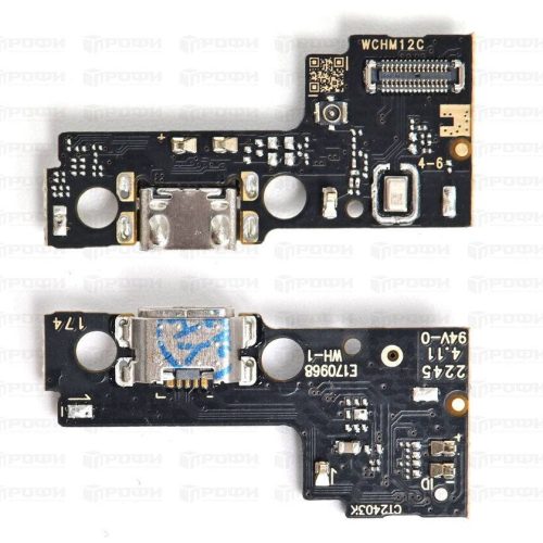 Нижняя плата Xiaomi Redmi 12C (22120RN86G) с разъемом для зарядки/микрофон