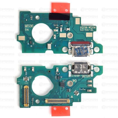 Нижняя плата Samsung M536B (M53) 5G разъемом зарядки/микрофон