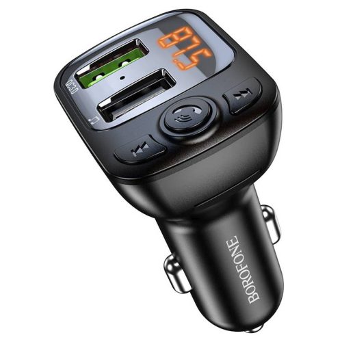 Автомобильное зарядное устройство BOROFONE BC41 PD20W+QC3.0 с FM-трансмиттером Bluetoot