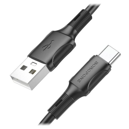 Кабель BOROFONE BX80 USB — Type-C, 3А, ПВХ, 1м, белый