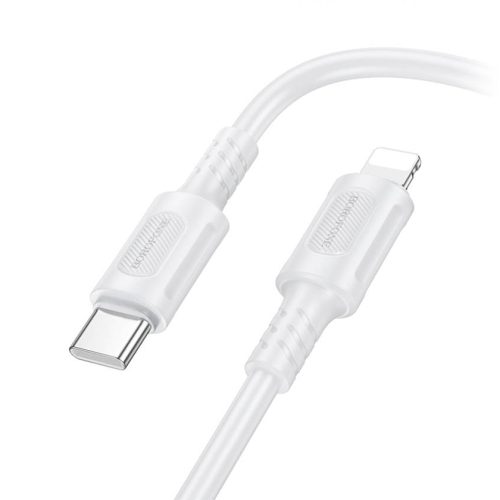 Кабель BOROFONE BX111 Type-C-Lightning, 27W, ПВХ, 1м, белый