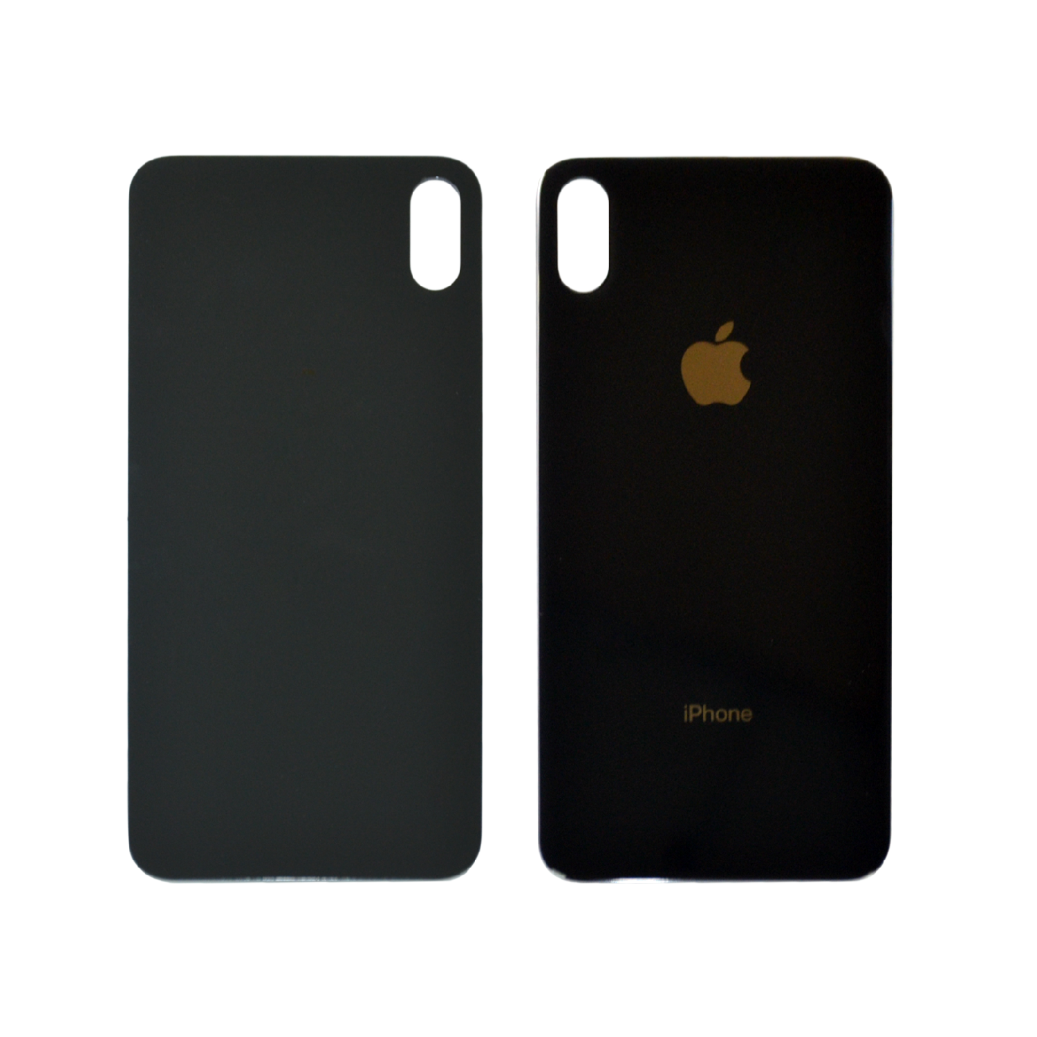 Задняя крышка для iPhone XS Max (Черная)