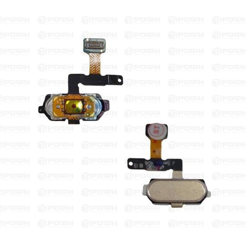 Кнопка HOME Samsung J530F/J730F (J5/J7 2017) в сборе на шлейфе (золото)