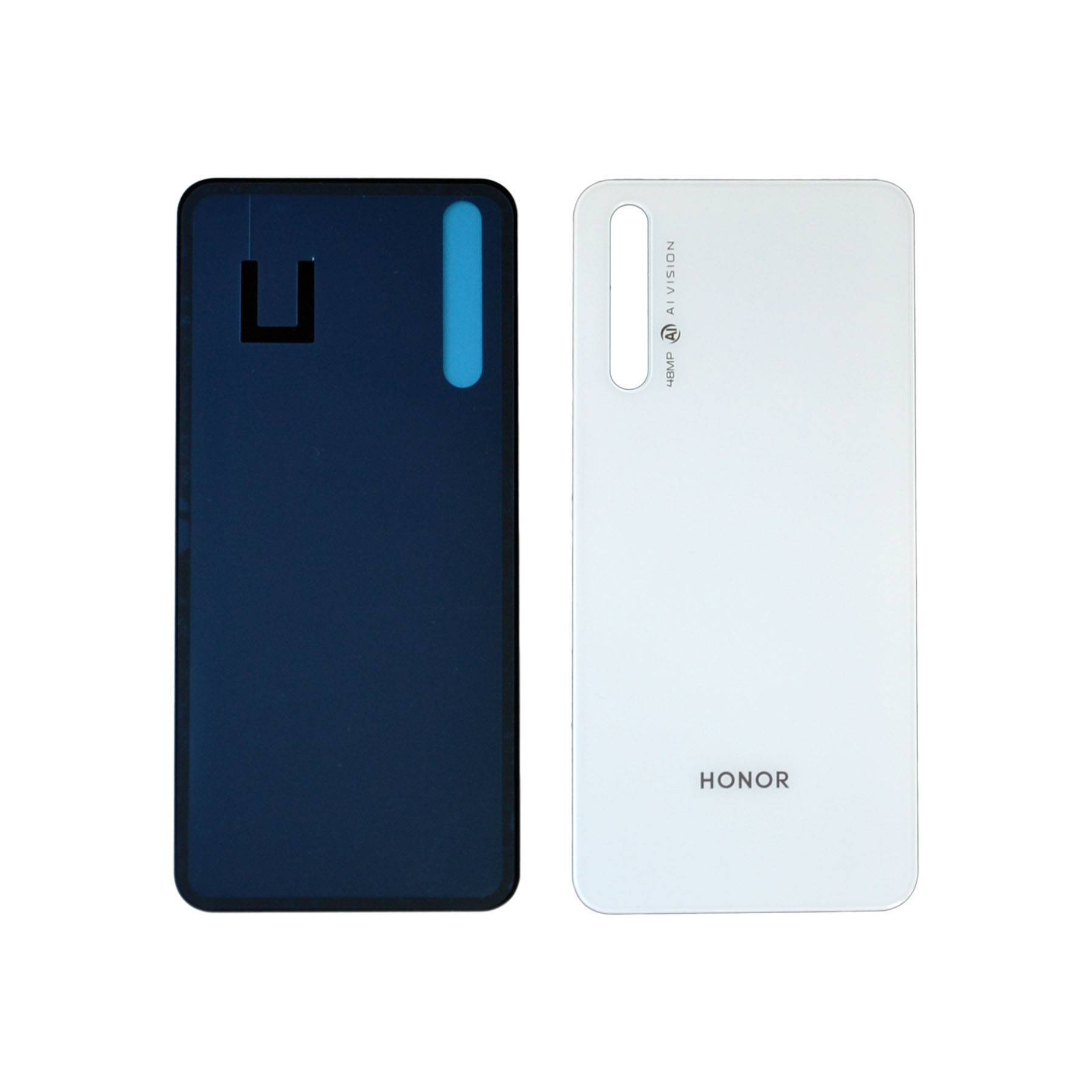 Задняя крышка для Huawei Honor 20S без отпечатка (белый, без отпечатка)