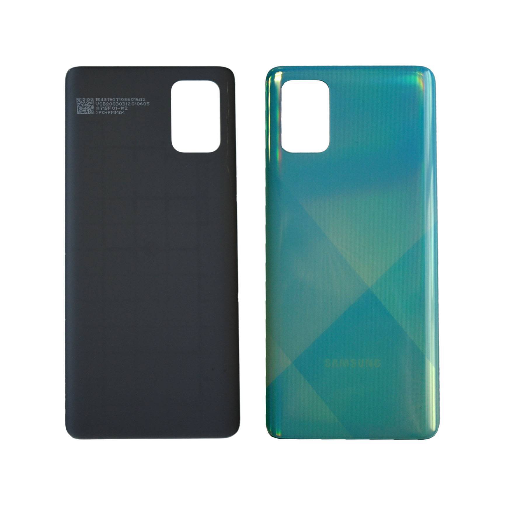 Задняя крышка для Samsung Galaxy A71 (Голубая)