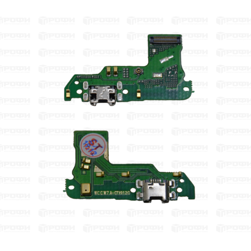 Нижняя плата Huawei Y6 2018/Y6 Prime 2018 (ATU-L31) с разъемом зарядки/микрофон
