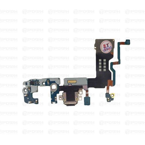 Шлейф Samsung G965F (S9 Plus) с разъемом для зарядки/микрофон