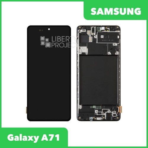 Дисплей для Samsung Galaxy A71 SM-A715 GH82-22152A — оригинал Service Pack, чёрный