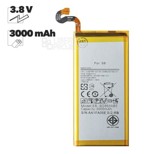 Аккумулятор (АКБ) для Samsung S8 G950F EB-BG950ABA/ABE