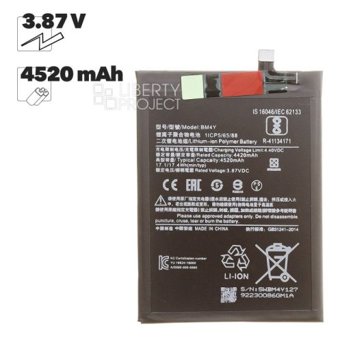 Аккумулятор (АКБ) для Xiaomi Poco F3/Mi 11i/11X Pro/Redmi K40/K40 Pro BM4Y