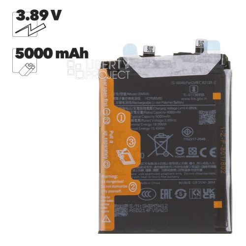 Аккумулятор (АКБ) для Xiaomi 14T Pro/Poco F6 Pro BM5W