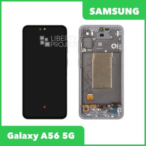 Дисплей для Samsung Galaxy A56 5G SM-A566B — оригинал Service Pack, в рамке, чёрный