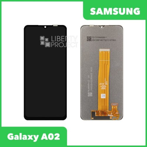 Дисплей для Samsung Galaxy A02 SM-A022G/DS — оригинал Service Pack, без рамки, чёрный