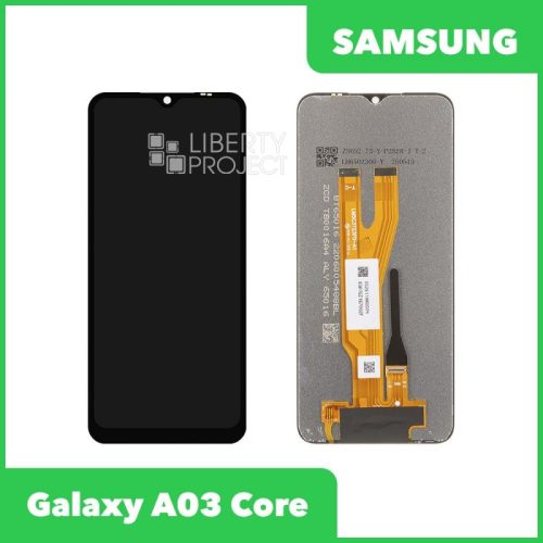 Дисплей для Samsung Galaxy A03 Core SM-A032 — оригинал Service Pack, без рамки, чёрный