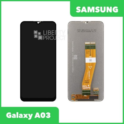 Дисплей для Samsung Galaxy A03 SM-A035 — оригинал Service Pack, без рамки, чёрный