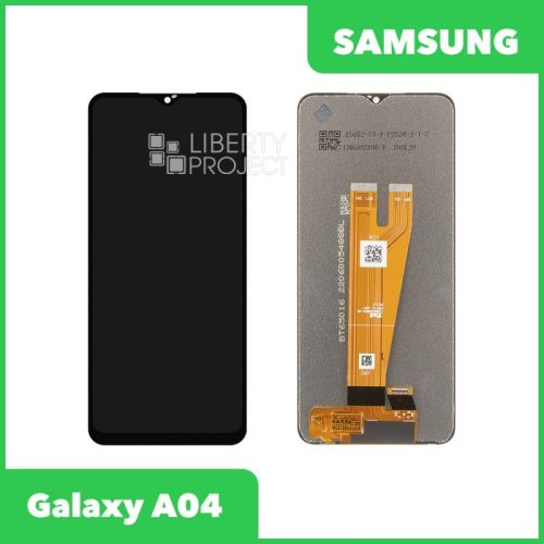 Дисплей для Samsung Galaxy A04 SM-A045 — оригинал Service Pack, без рамки, чёрный