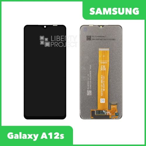 Дисплей для Samsung Galaxy A12s SM-A127 — оригинал Service Pack, без рамки, чёрный