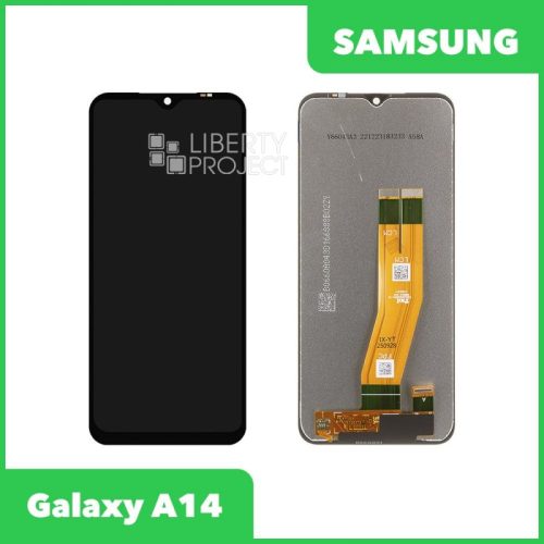 Дисплей для Samsung Galaxy A14 SM-A145 — оригинал Service Pack, без рамки, чёрный