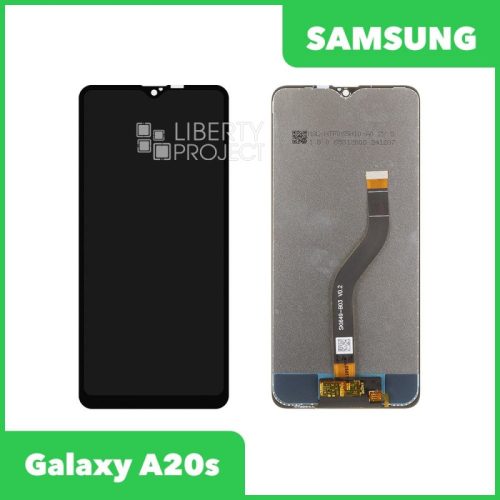 Дисплей для Samsung Galaxy A20s SM-A207F/DS — оригинал Service Pack, без рамки, чёрный