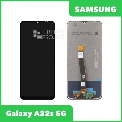 Дисплей для Samsung Galaxy A22s 5G SM-A226 — оригинал Service Pack, без рамки, чёрный