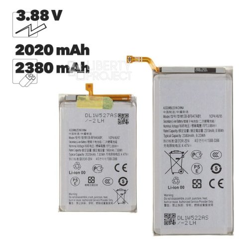 Аккумулятор (АКБ) для Samsung Galaxy Z Fold5 комплект, 2шт EB-BF946ABY/EB-BF947ABY