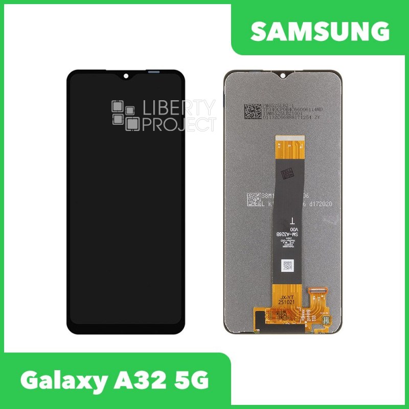 Дисплей для Samsung Galaxy A32 5G SM-A326 GH82-25121A — оригинал Service Pack, без рамки, чёрный